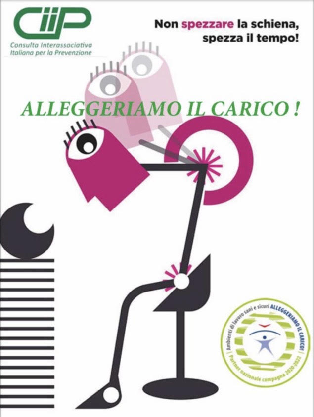 Presentazione dell’ eBook CIIP sul rischio da sovraccarico biomeccanico: Bari, 26 maggio 2022 - Milano 6 giugno 2022